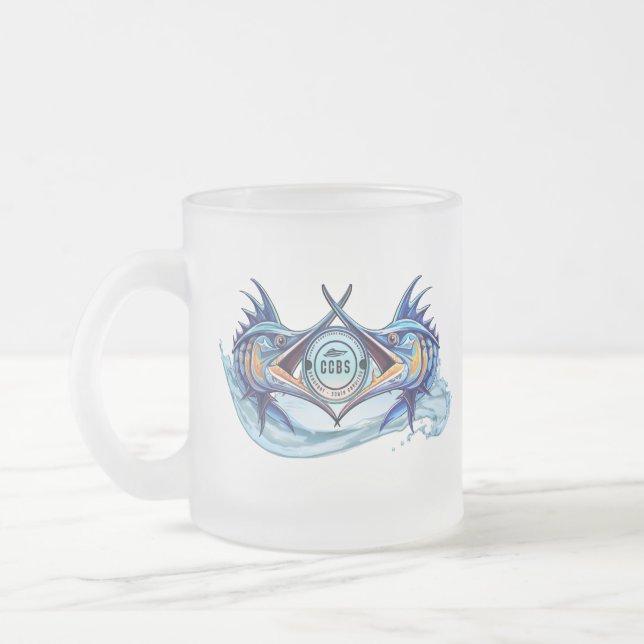 Caneca De Café Vidro Jateado Twin Marlin Classic Mug, 11 oz (Esquerda)