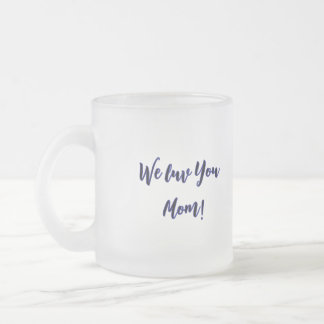 Caneca De Café Vidro Jateado Um amor mãe