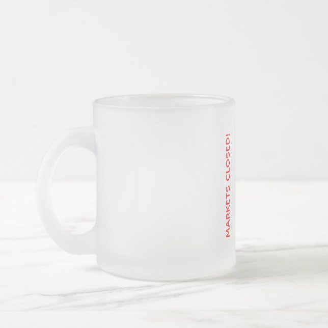 Caneca De Café Vidro Jateado Vá tocar grama (Esquerda)