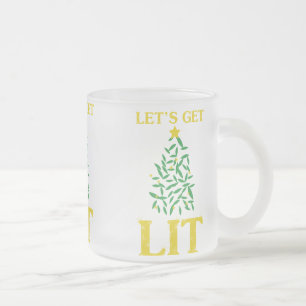 Caneca De Café Vidro Jateado Vamos Ficar Lentos