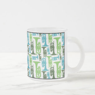 Caneca De Café Vidro Jateado Vários Mellofones
