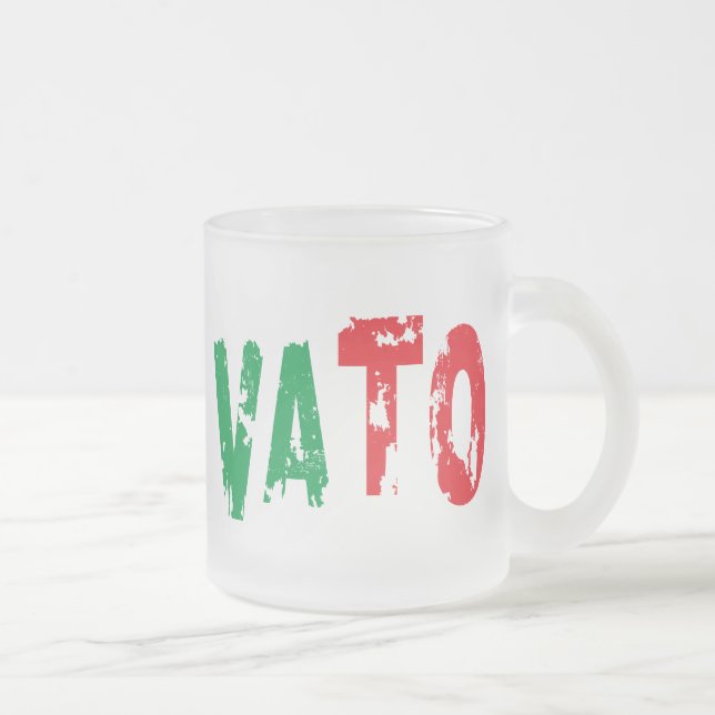 CANECA DE CAFÉ VIDRO JATEADO VATO (Direita)