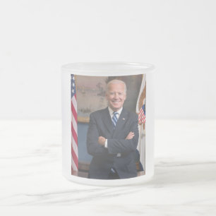 Caneca De Café Vidro Jateado Vice-Presidente Joe Biden, Presidência de Obama