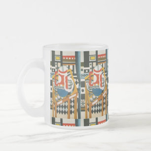 Caneca De Café Vidro Jateado Vida com Fosco de cerveja Mu