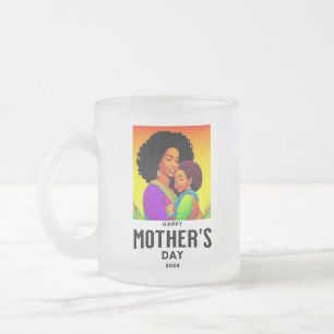 Caneca De Café Vidro Jateado Vidro - Dia da Mãe Caneca