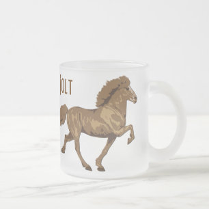 Caneca De Café Vidro Jateado Vintage islandês de 1930