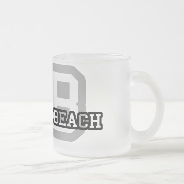 Caneca De Café Vidro Jateado Virginia Beach (Direita)