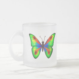 Caneca De Café Vidro Jateado Voo cromático