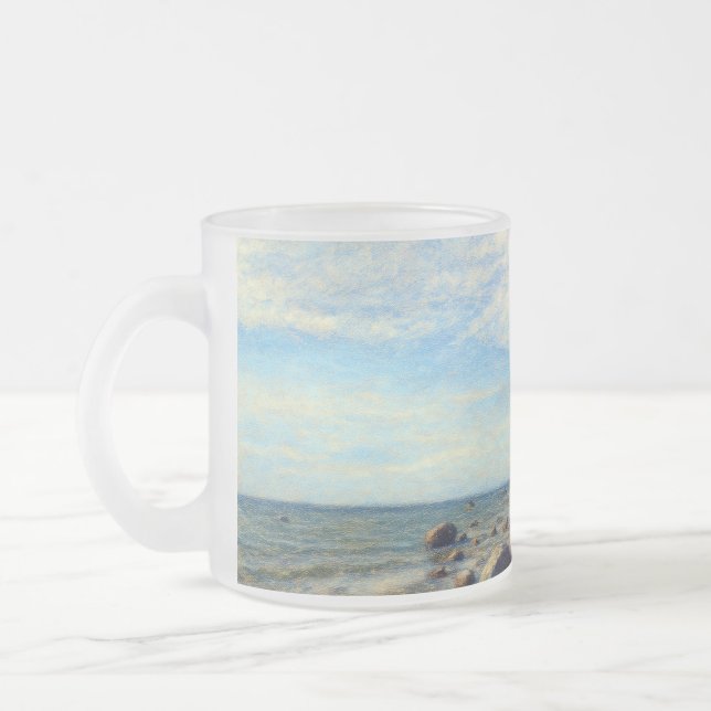 Caneca De Café Vidro Jateado Vormsi Stillness (Esquerda)