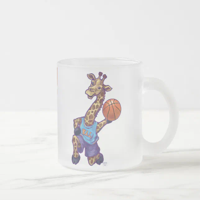 Caneca Vidro Jateado Chopp / Cerveja Bola de Basquete