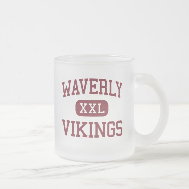 Caneca De Café Vidro Jateado Waverly - Viquingues - segundo grau - Waverly (Direita)
