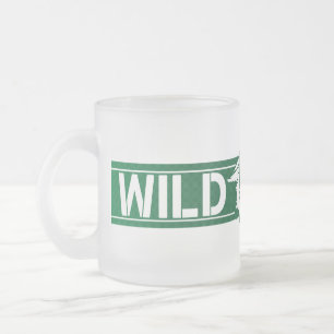 Caneca De Café Vidro Jateado Wayland Union Wildcats #8