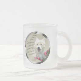Caneca De Café Vidro Jateado West Highland White Terrier Gifts