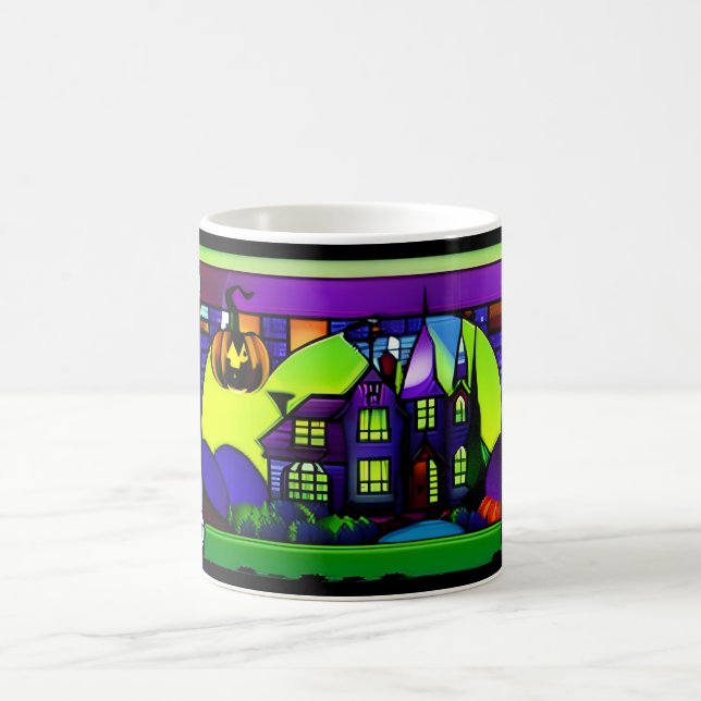 Caneca De Café Vidro Manguejo Assaltado Halloween (Centro)