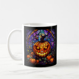 Caneca De Café Vidro Mantido Jack-o'-Lanterna: Elegância Assustad