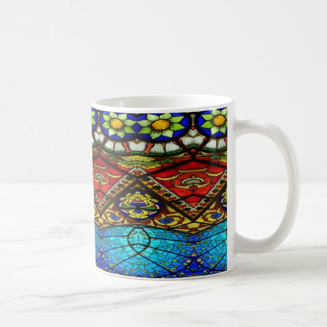 Caneca De Café Vidro Pintado (Direita)