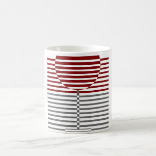 Caneca De Café Vidro Silhute Café Mug