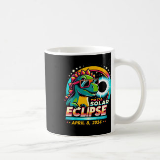 Caneca De Café Vidro Solar Total Eclipse Solar 2024 T-rex Vestind