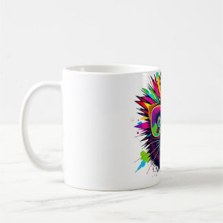 Caneca De Café Vidros Retro Porcupine Tee