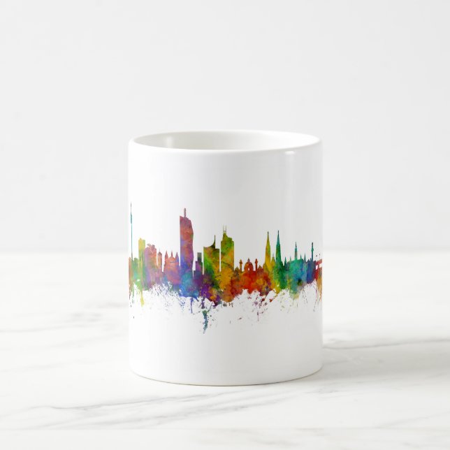 Caneca De Café Viena Áustria Skyline (Centro)