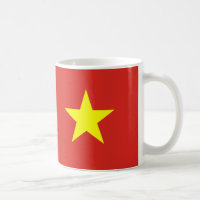 Vietnã Bandeira Cerâmica Café Mug