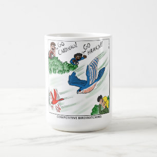 Caneca De Café Vigia de Aves Competitiva (BD)