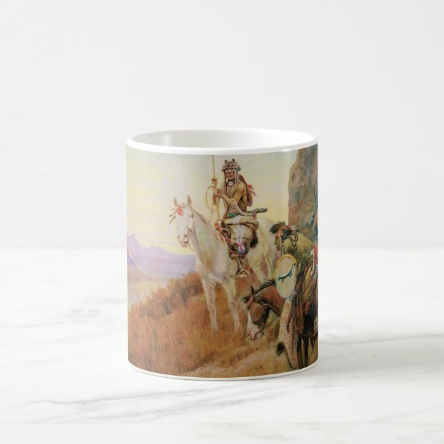 Caneca De Café Vigiando os Barcos do Homem Branco de OC Seltzer (Centro)