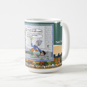 Caneca De Café Vigil-Auntie   Humor de Jogo de Palavras Absurdo C