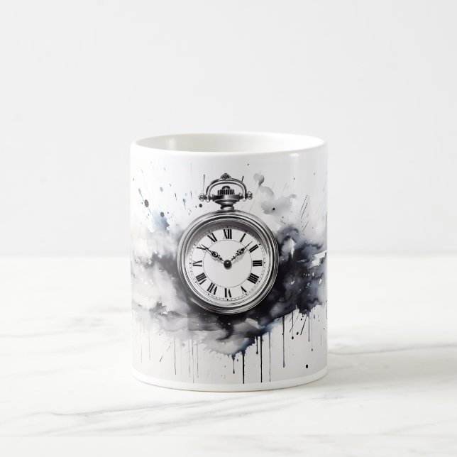 Caneca De Café Vigilância Minimalista (Centro)