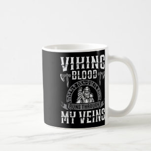 Caneca De Café Viking Blood Corre Através Das Minhas Veias Indepe