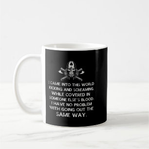 Caneca De Café Viking Eu Vim Ao Mundo