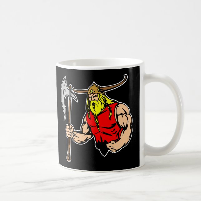Caneca De Café Viking preto (Direita)