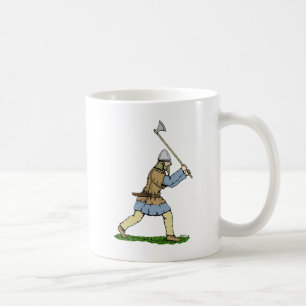 Caneca De Café Viking Warrior Wielding - Amplo Ax