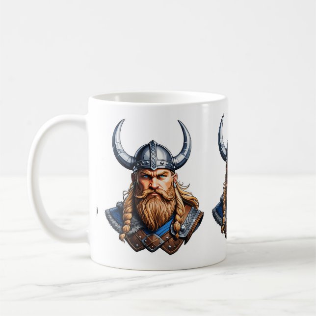 Caneca De Café Vikings Homem Nórdico (Esquerda)