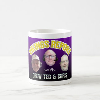Caneca De Café Vikings Report com Drew, Chris e Ted Mug