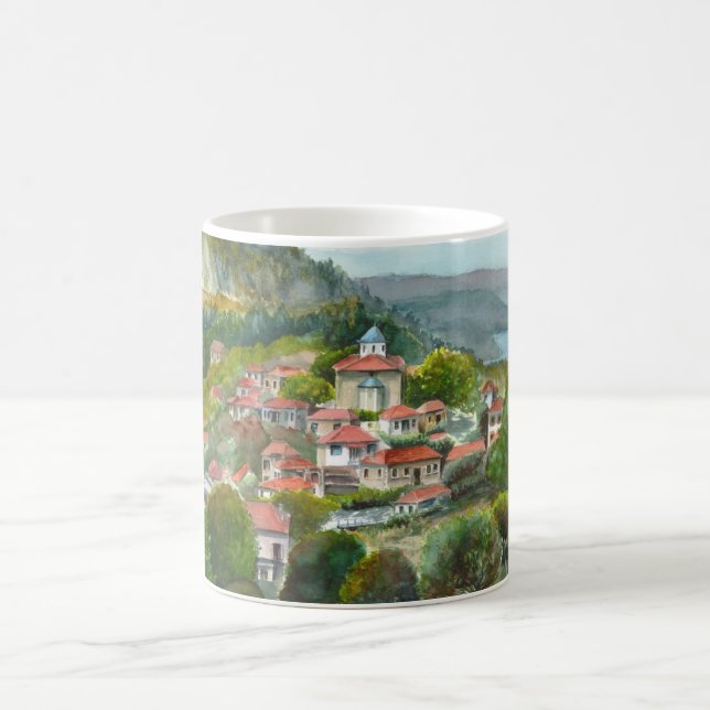 Caneca De Café Vila grega em Evrytania (Centro)