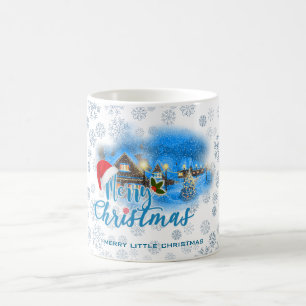 Caneca De Café Vila mágica do Natal