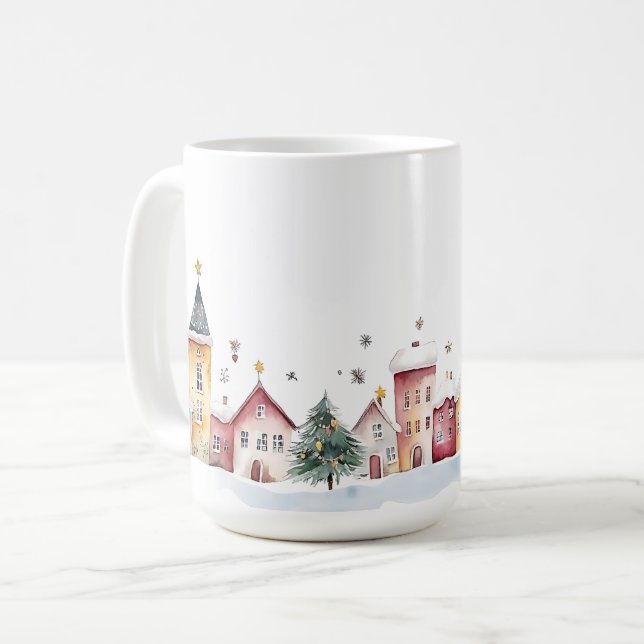 Caneca De Café Vila Nevada Caprichosa (Frente Esquerda)