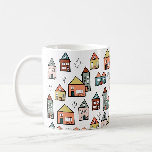 Caneca De Café vila vintage (Esquerda)