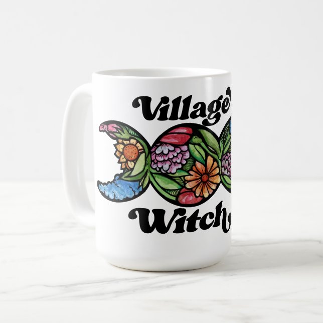 Caneca De Café Village Witch (Frente Esquerda)