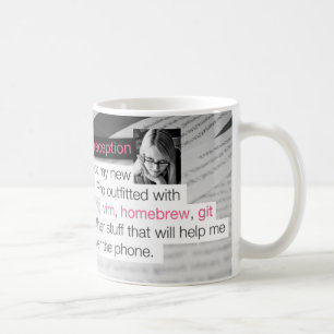 Caneca De Café Vim, fermentação home e git