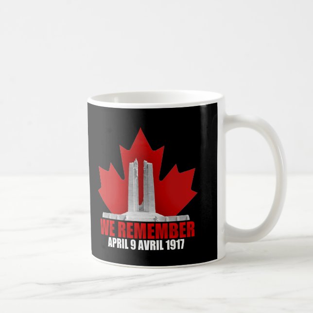 Caneca De Café Vimy Ridge que nós recordamos (Direita)