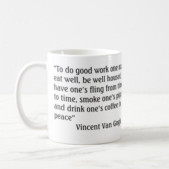 Caneca De Café Vincent Van Gogh (Esquerda)