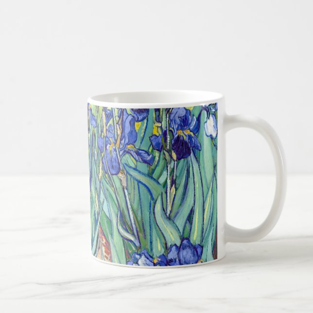 Caneca De Café Vincent van Gogh 1889 irrises (Direita)