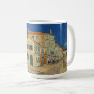 Caneca De Café Vincent van Gogh - A Casa Amarela / A Rua