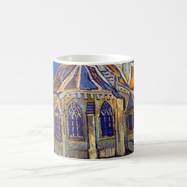 Caneca De Café Vincent van Gogh - A Igreja em Auvers (Centro)