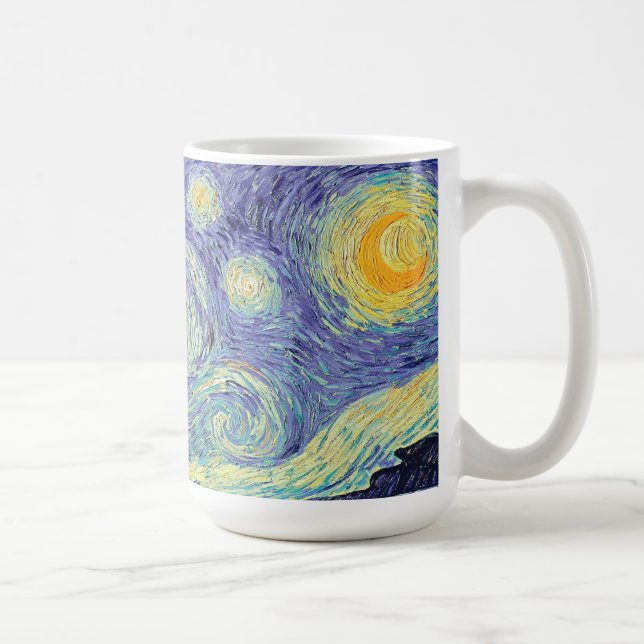 Caneca De Café Vincent Van Gogh/ A Noite Estrelada (Direita)