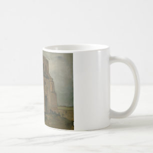 Caneca De Café Vincent van Gogh - A Torre Antiga da Igreja em Nue