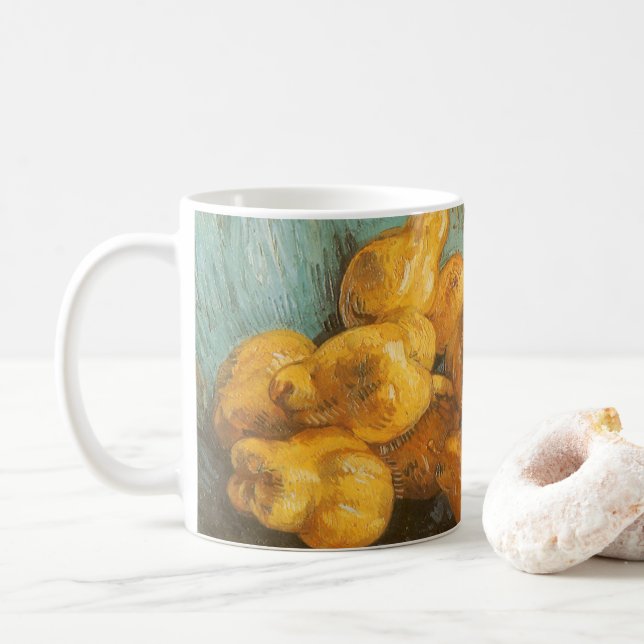 Caneca De Café Vincent van Gogh - Ainda vive com as orelhas de Qu (Com Donut)
