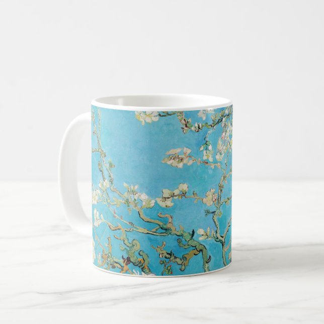 Caneca De Café Vincent van Gogh - Almond Blossom (Frente Esquerda)